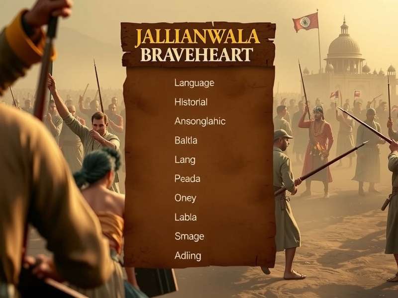 Jallianwala Braveheart game screenshot showing historical battle scene